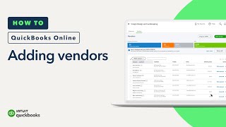 How to add your vendors to QuickBooks Online