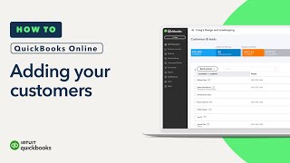 How to add customers in QuickBooks Online