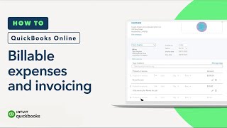 How to mark expenses billable and invoice them to your customer in QuickBooks Online