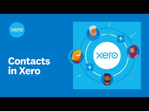 Contacts in Xero