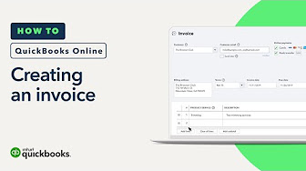 How to create an invoice in QuickBooks Online
