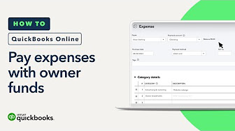 How to record business expenses paid for with owner funds in QuickBooks Online