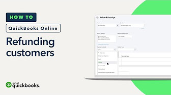 How to refund customers in QuickBooks online