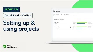 How to set up and use projects in QuickBooks Online
