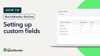How to use custom fields in QuickBooks Online