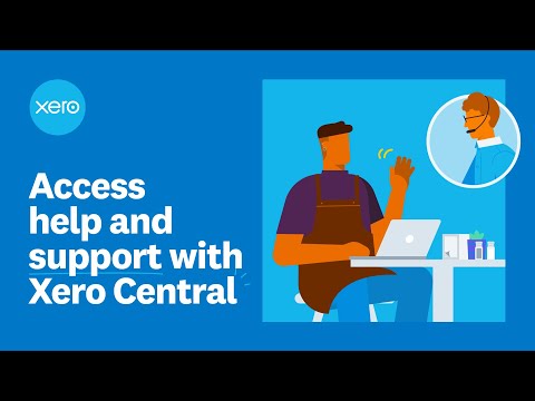 Access help and support with Xero Central